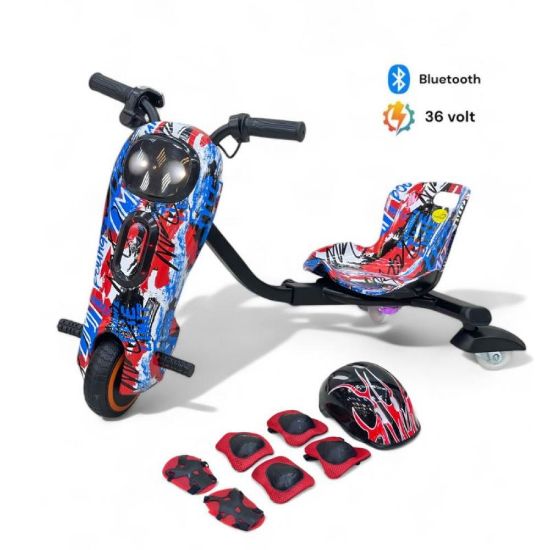 صورة سكوتر درفت كهربائي ثلاثي العجلات